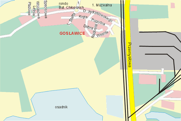 Mapa ( Plan ) Konina. Warstwa gwna. Konin - Wielkopolska.    
   Warstwa gwna prezentuje ukad ulic Konina, oraz okolicznych miejscowoci. Zaznaczono: gwne trasy komunikacyjne, trasy przelotowe Konina, jeziora, rzeki, trasy kolejowe, tereny zielone, przemysowe i zarysy zabudowa. Mapa wykonana jest w skali 1:10 000 - warstwa podstawowa oraz w wikszych skalach.

Konin - warstwa gwna Internetowego Planu Konina serwisu Cyber Wielkopolska.